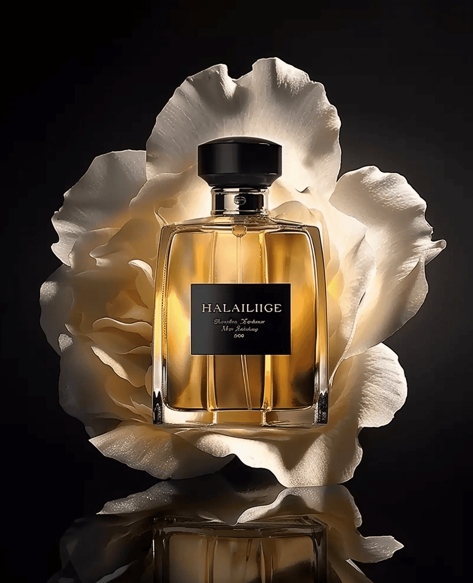 Portrait of a small brown dog on yellow background