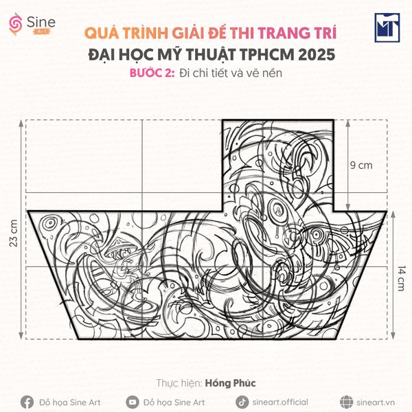 Từng bước chinh phục đề thi môn Trang trí màu trường Đại học Mỹ thuật TPHCM 2025