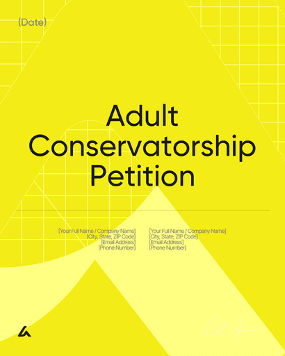 Adult Conservatorship Petition