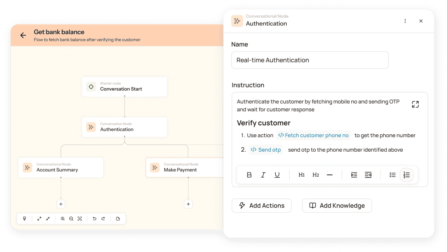 3. Real-time mid-conversation authentication
