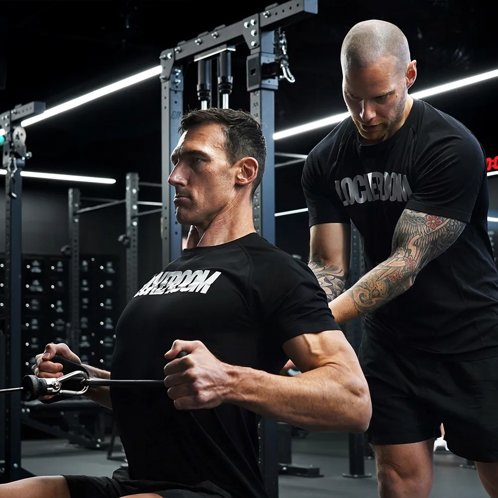 James Jagodnik personal training session at Lockerooms private gym on Bligh Street, Sydney.