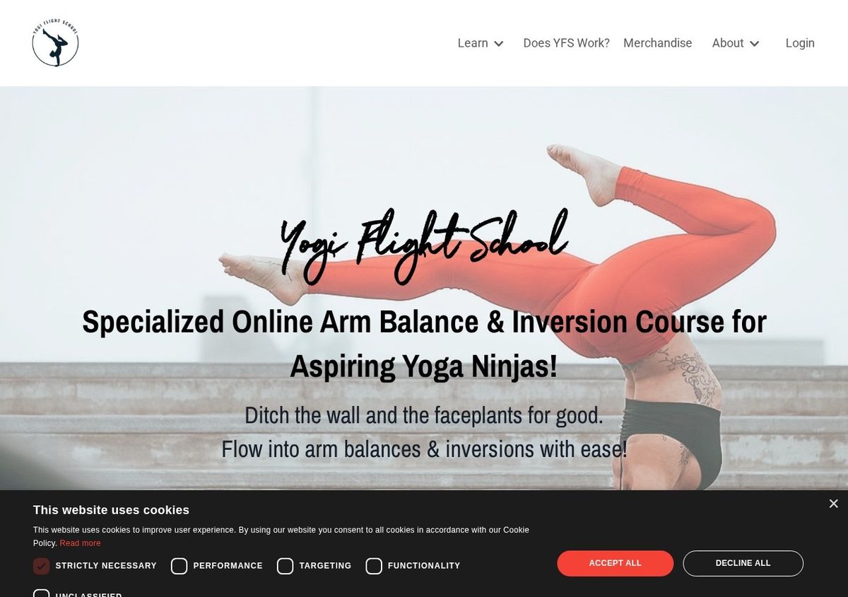 Yogi Flight School website