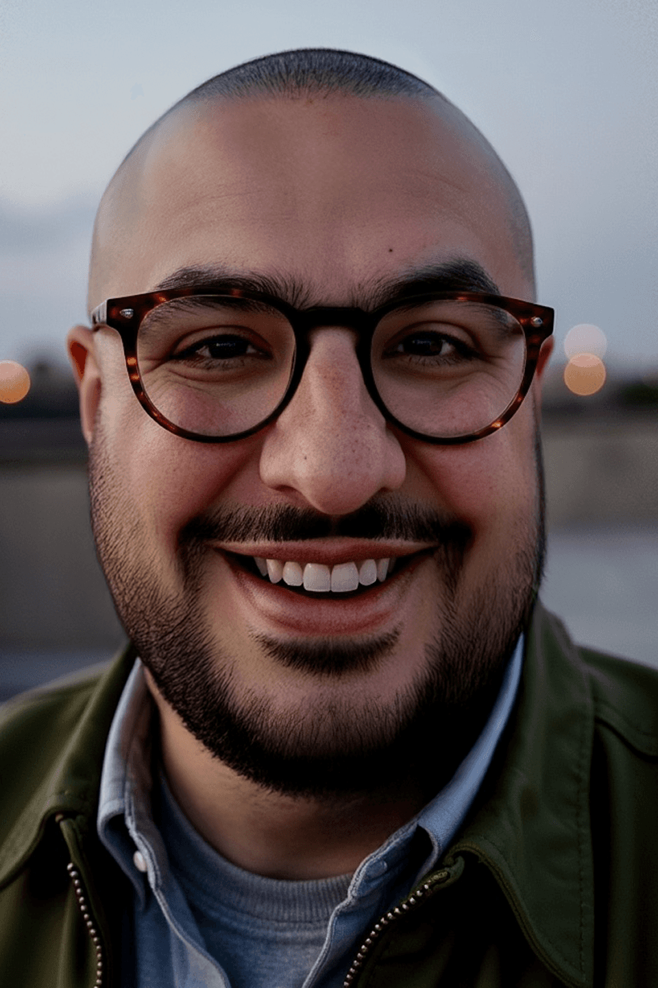 John Doe working on his computer in the office