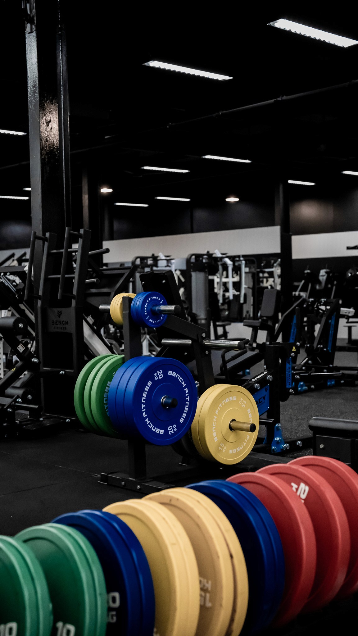 Legacy Muscle Universe Koh Samui gym interior with modern weightlifting equipments
