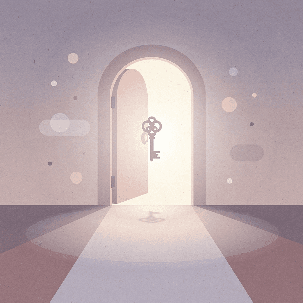 Gateway scene representing the transition through business closure to completion