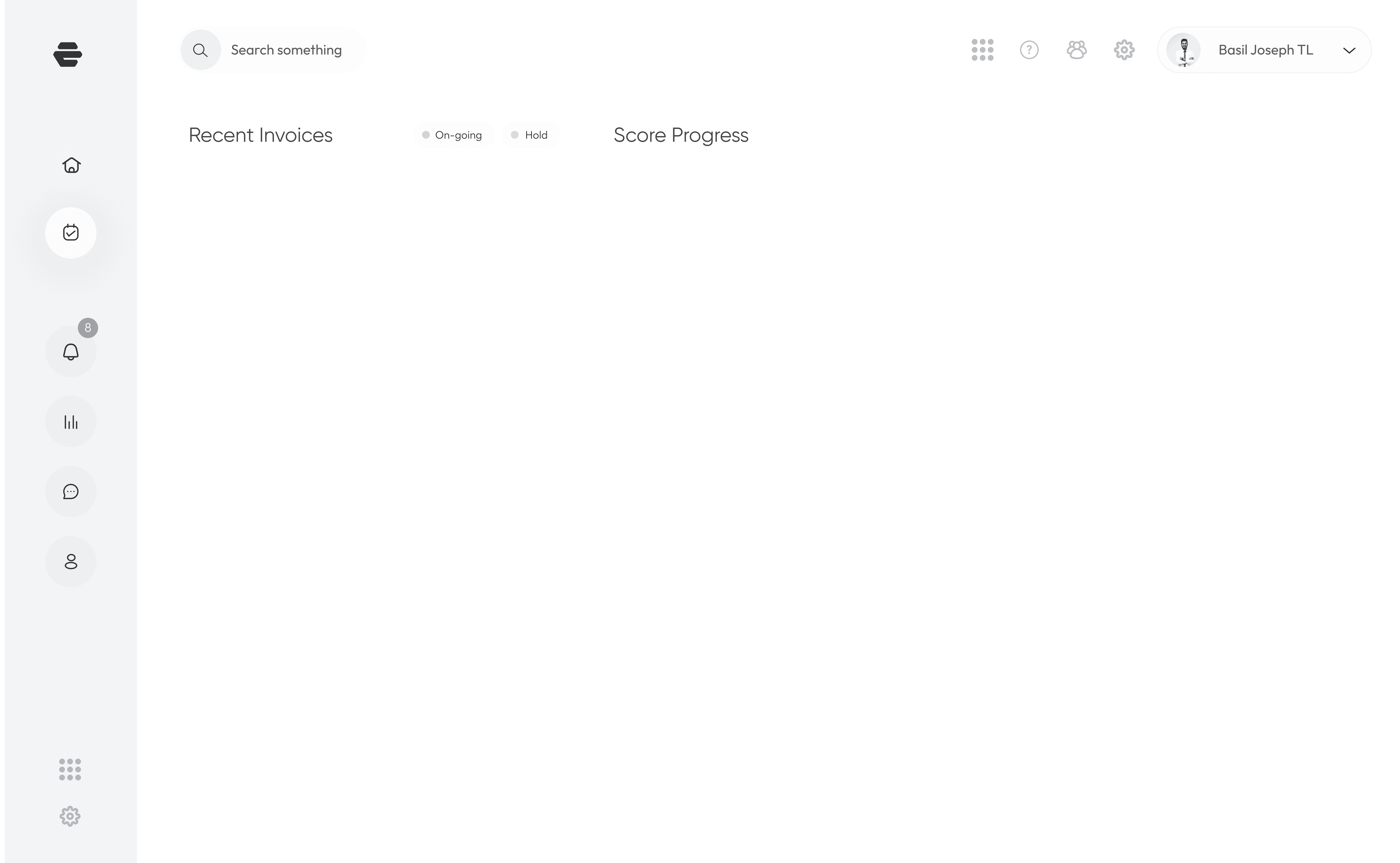 evallo - product dashboard