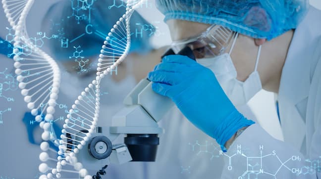 Researcher examining samples. Regulatory services, quality management, pharmaceutical licensing, GMP certification, GDP certification, regulatory expertise, EU regulatory approvals, pharmacovigilance support.