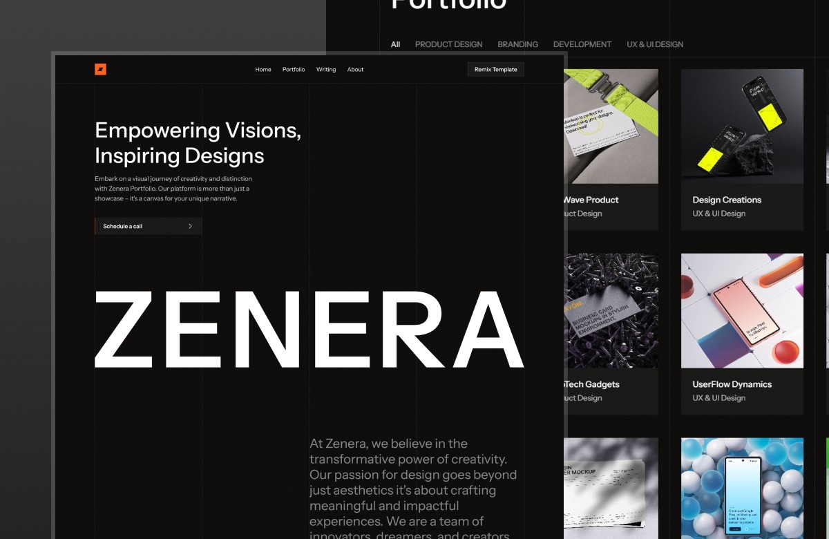 Zenera - Portfolio