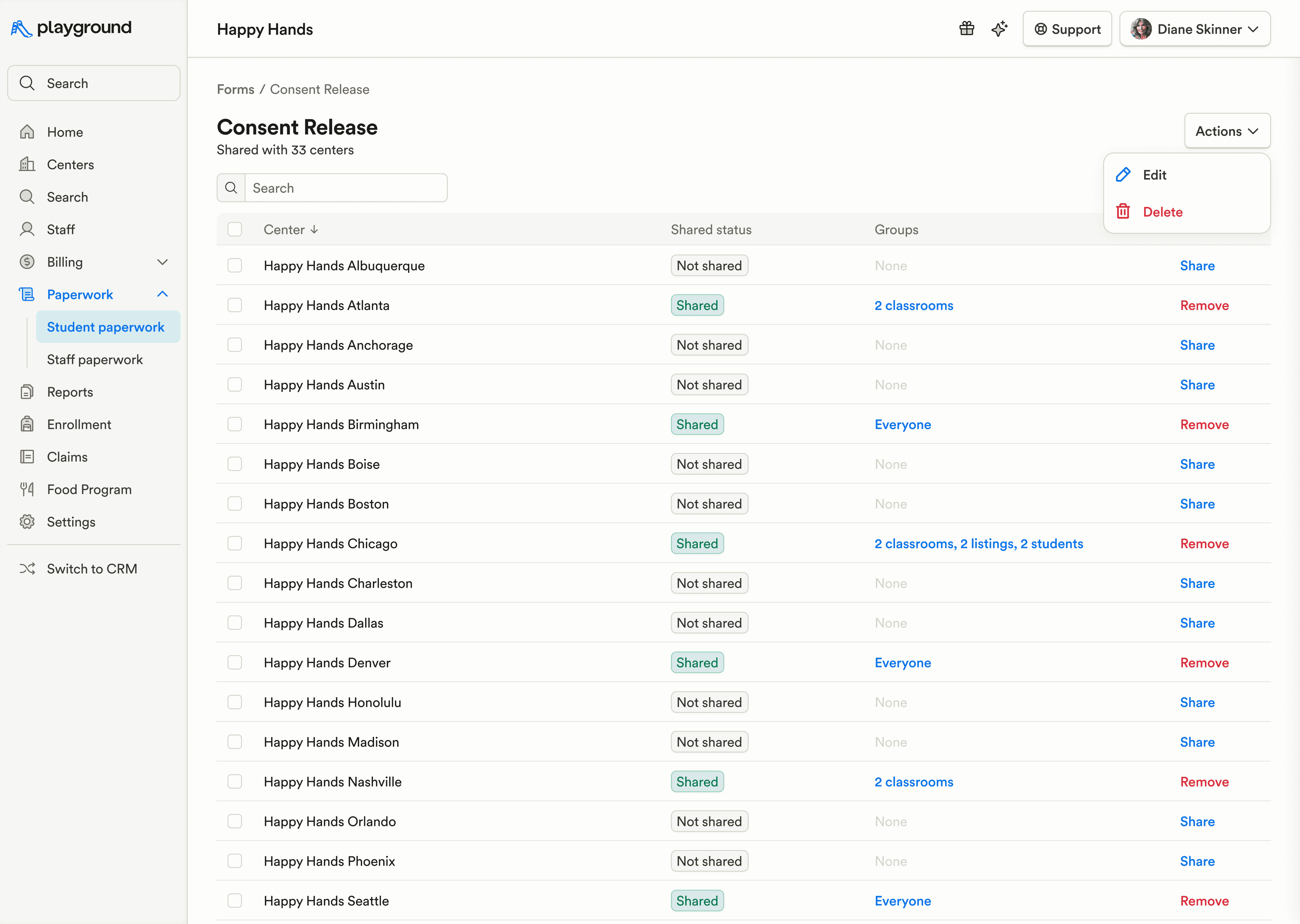 Enterprise paperwork management