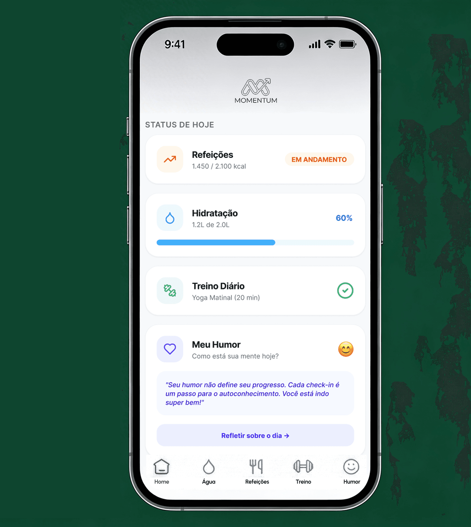 Laptop screen showcasing a PDF-style service document or digital booklet with outlined cards, symbolising structured tech offerings.