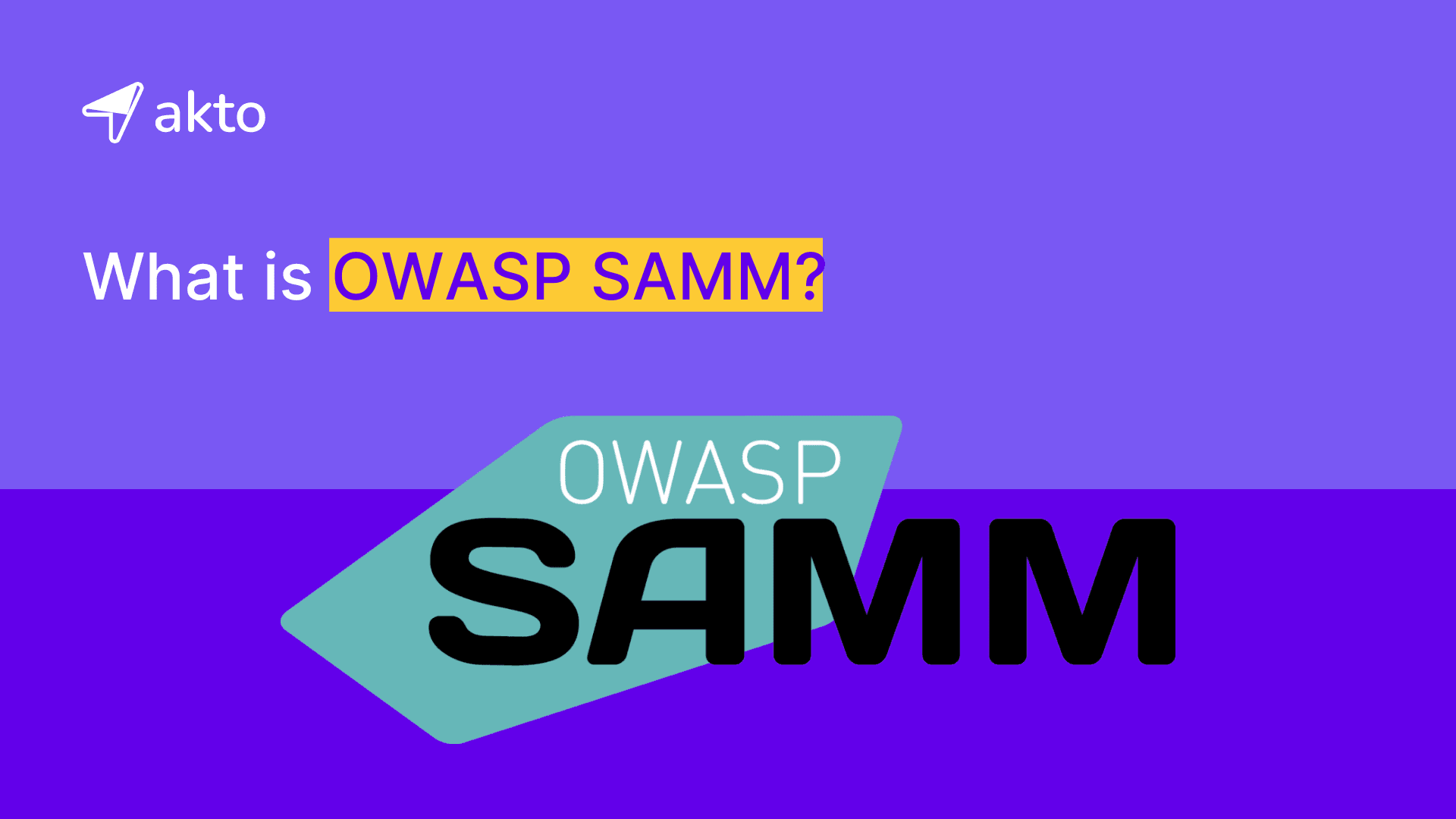 What is OWASP SAMM