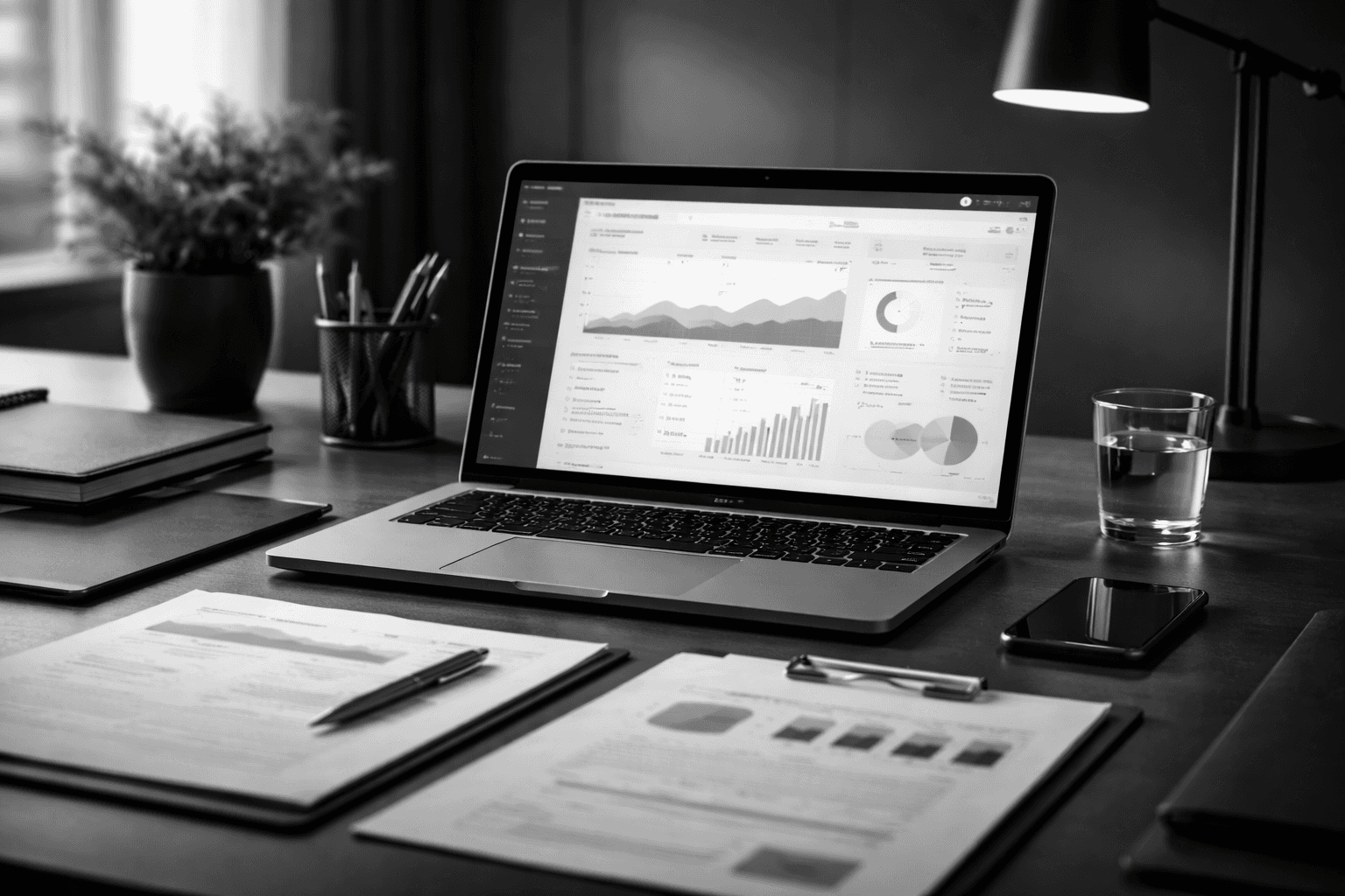 iPhone X beside MacBook