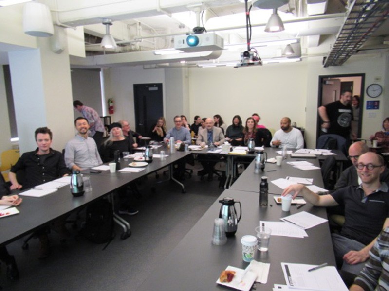 overview of the class course class full of people