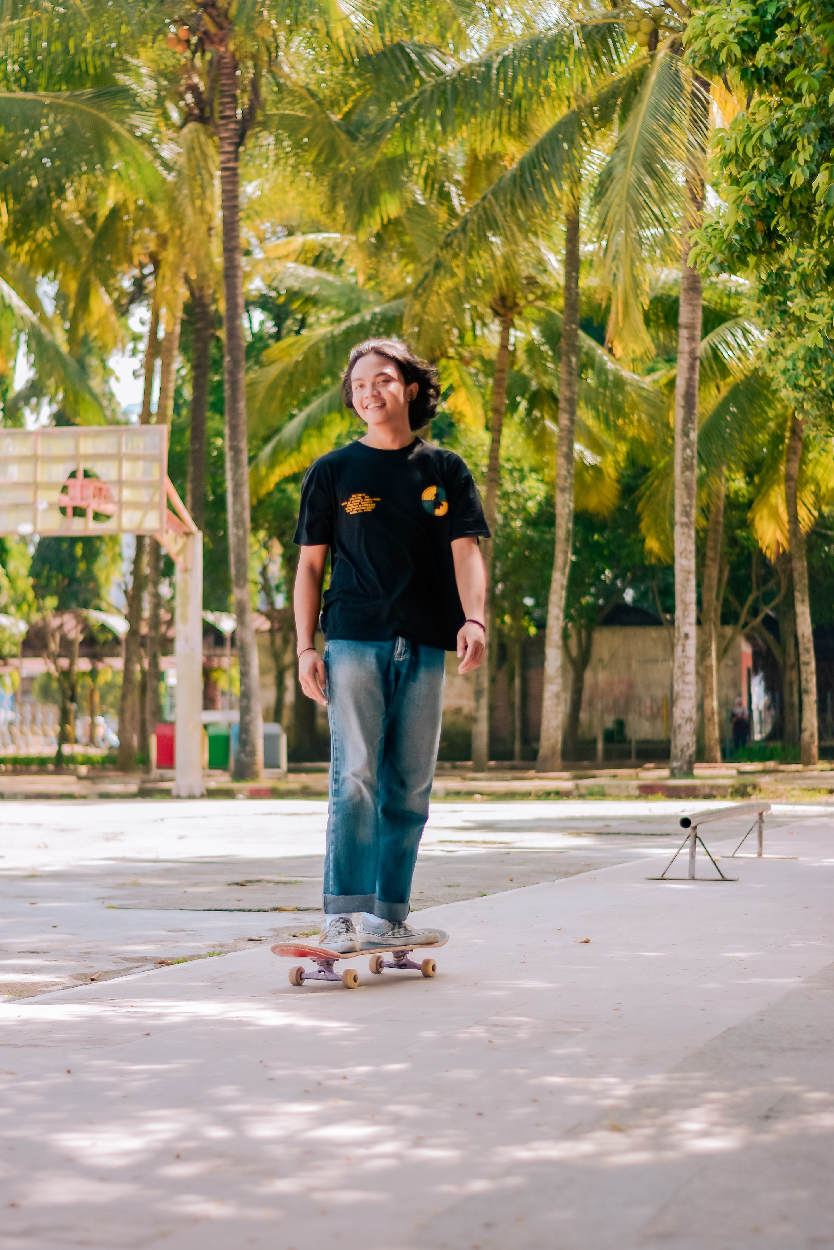 People Skating at Jember Town Square