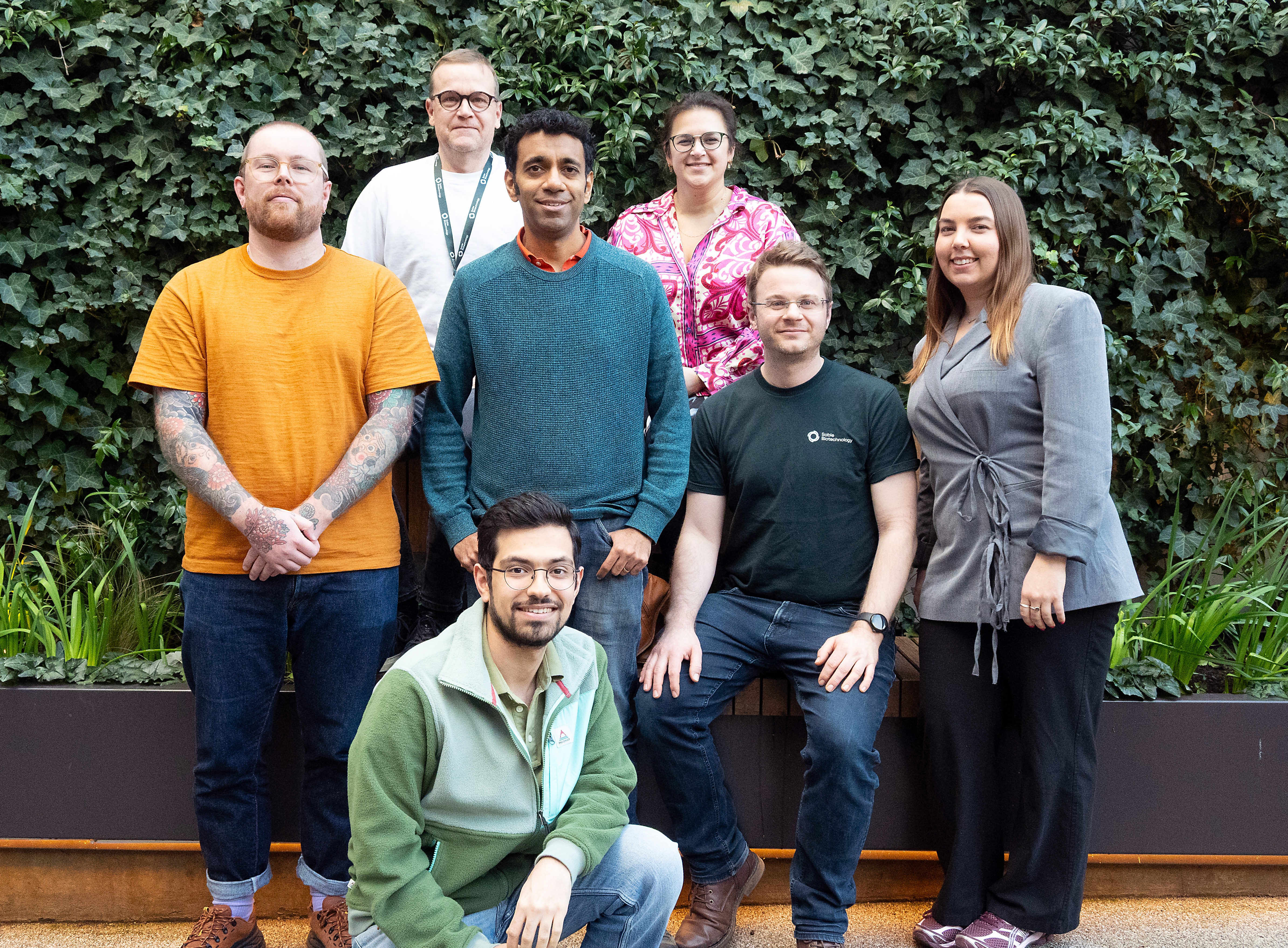 Some of the Sable team at work in our messy new office