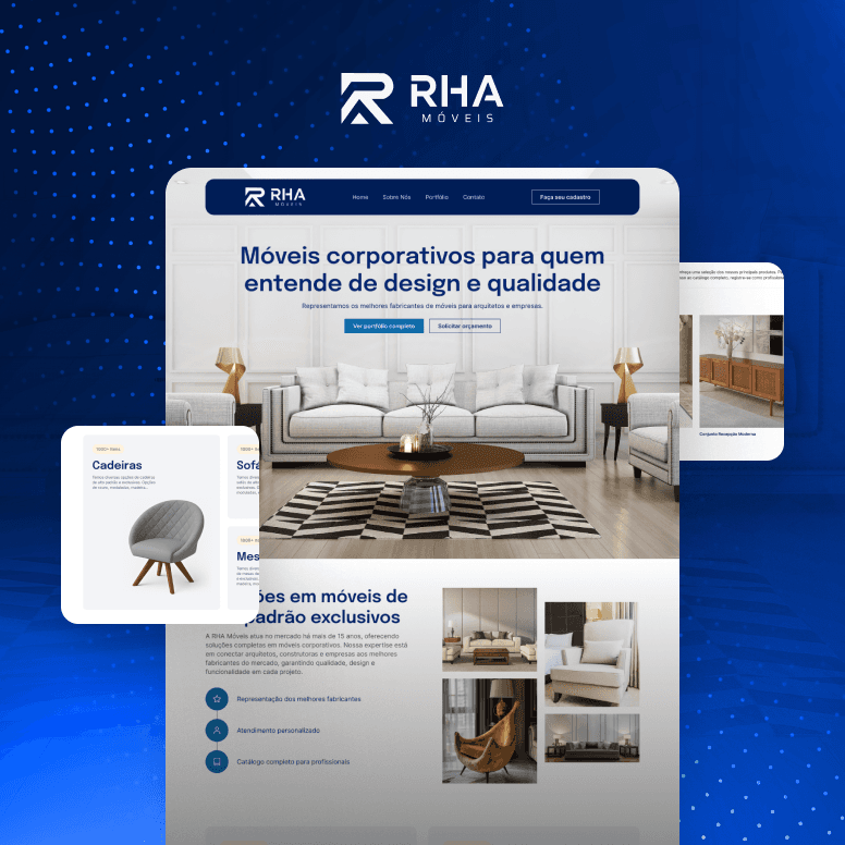 RHA Móveis Planejados Website