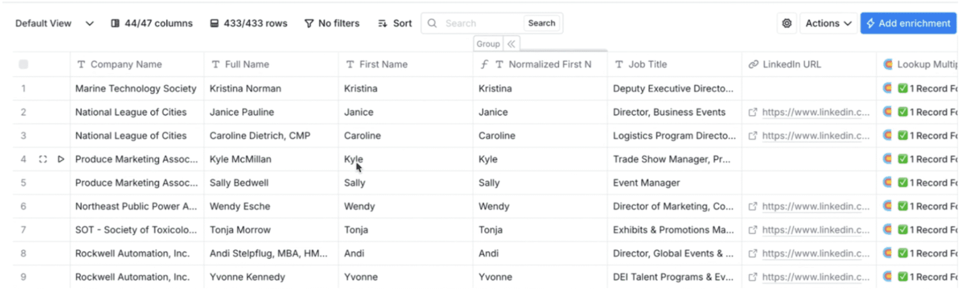 automated outbound sales and lead generation spreadsheet