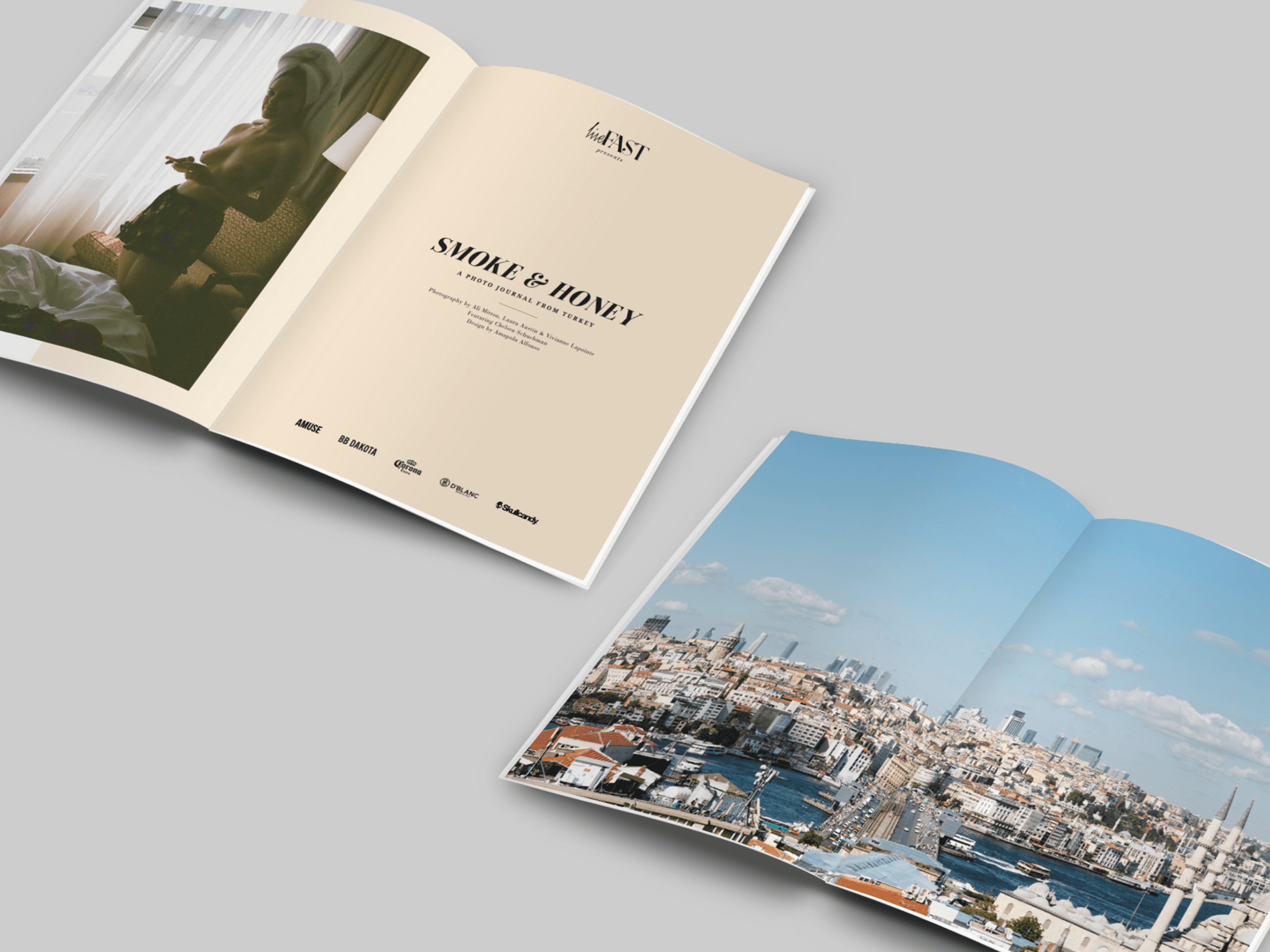 Smoke and Honey Zine - opening