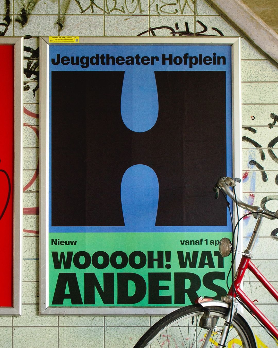 Arlen used as a branding font by Jeugdtheater Hofplein