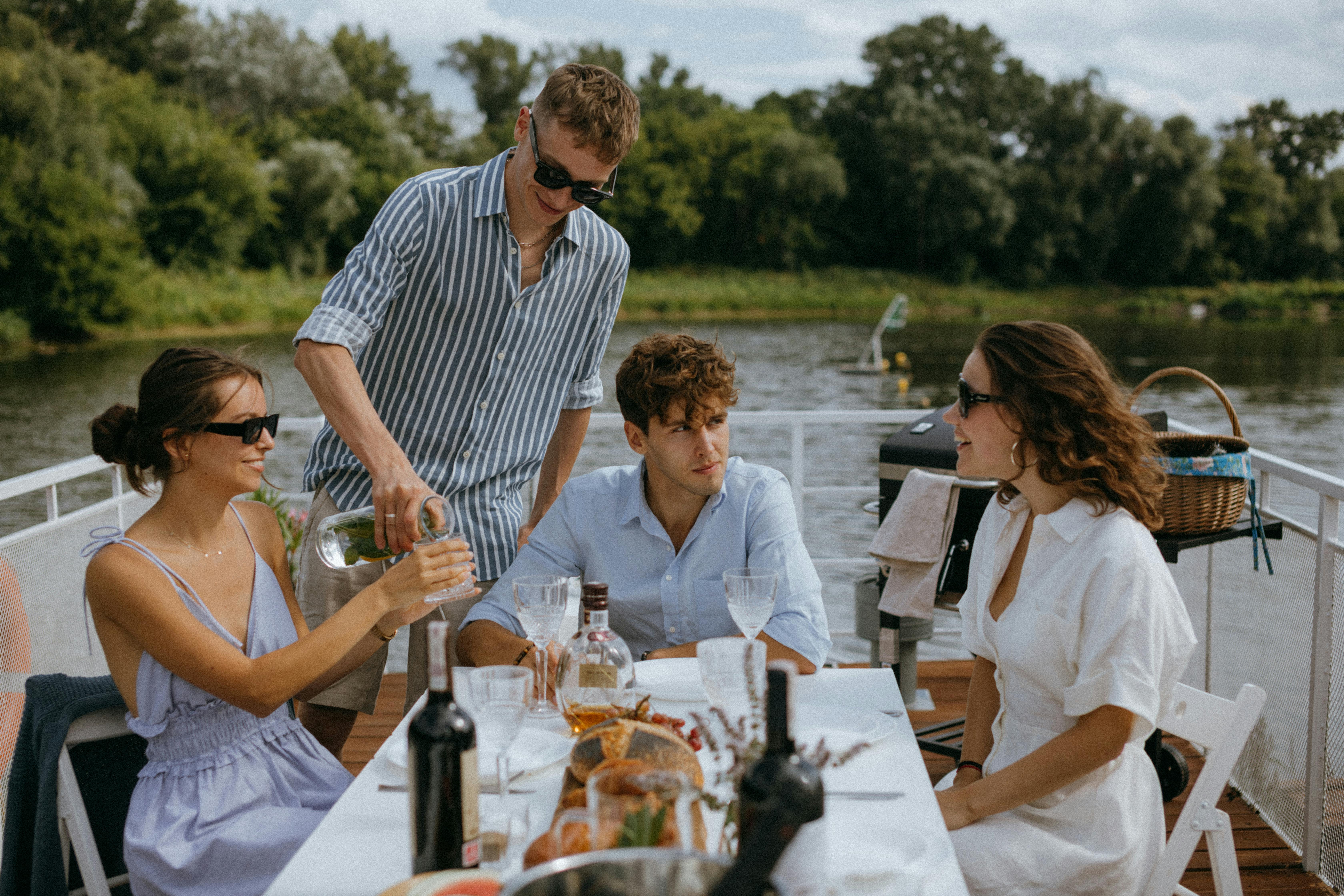 friends eating