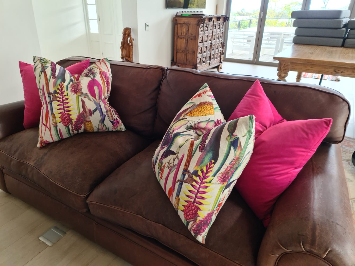 rustic luxurious scatter cushions