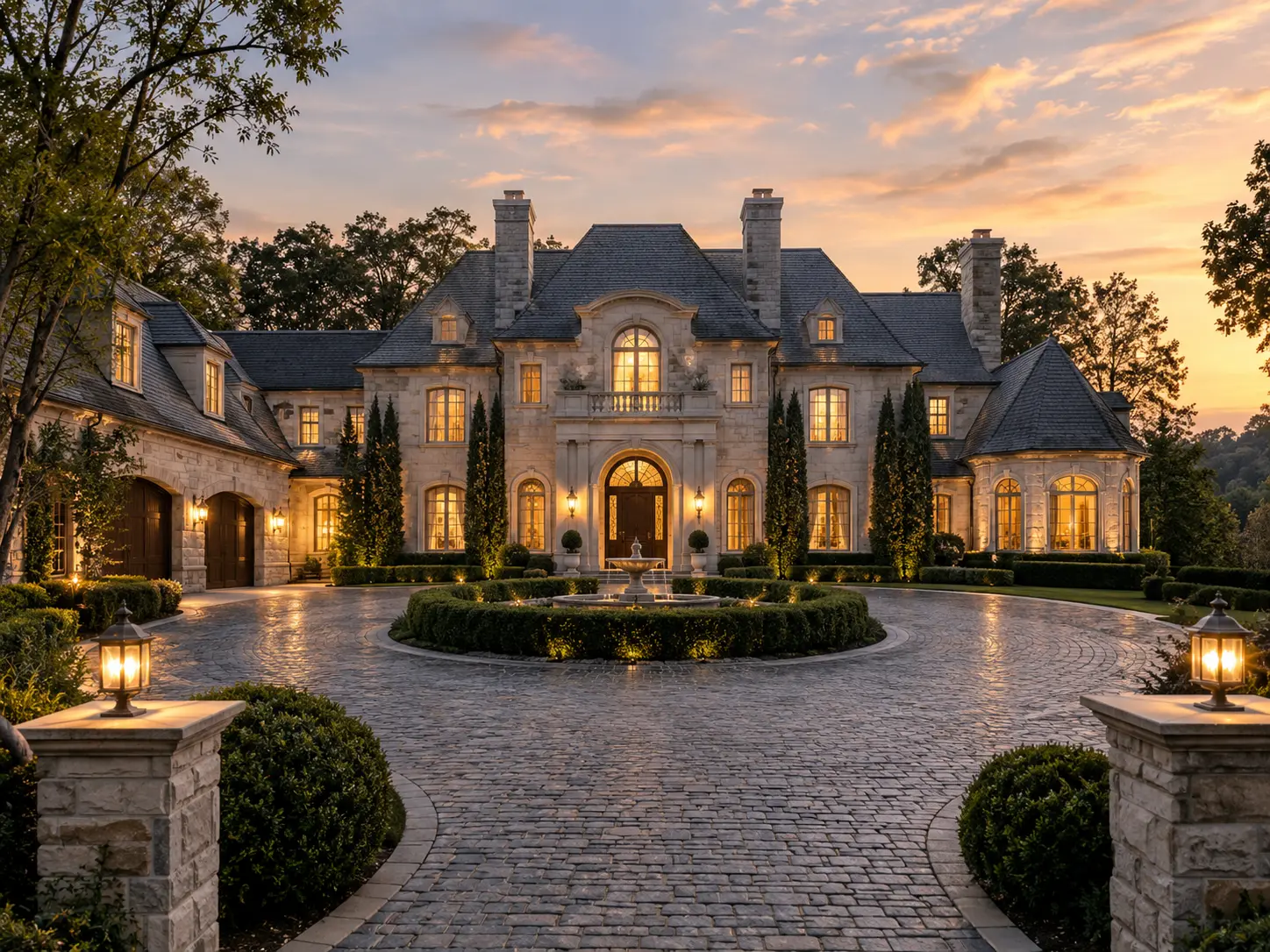 Interior of a represented estate