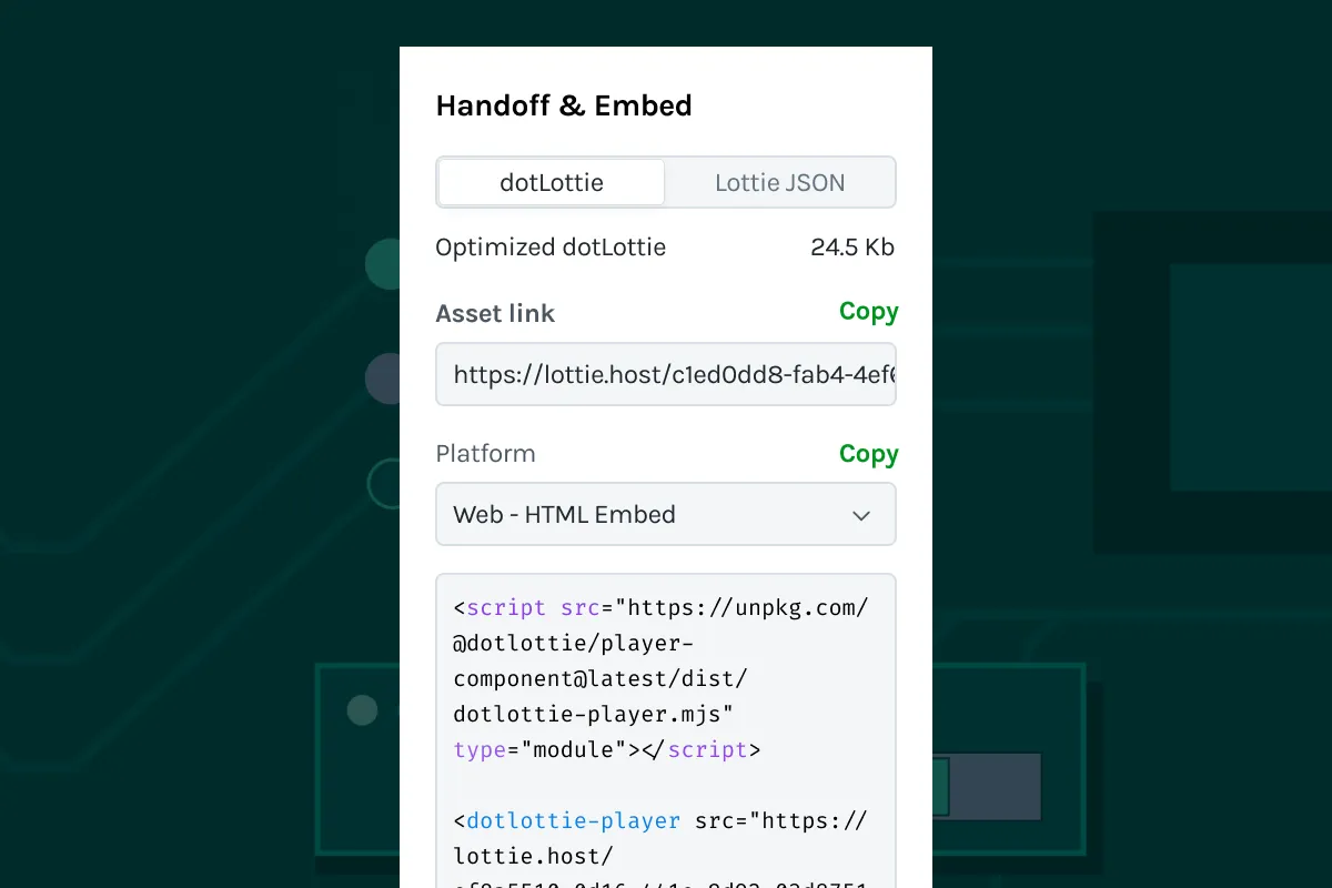 Automatic enabling of asset links