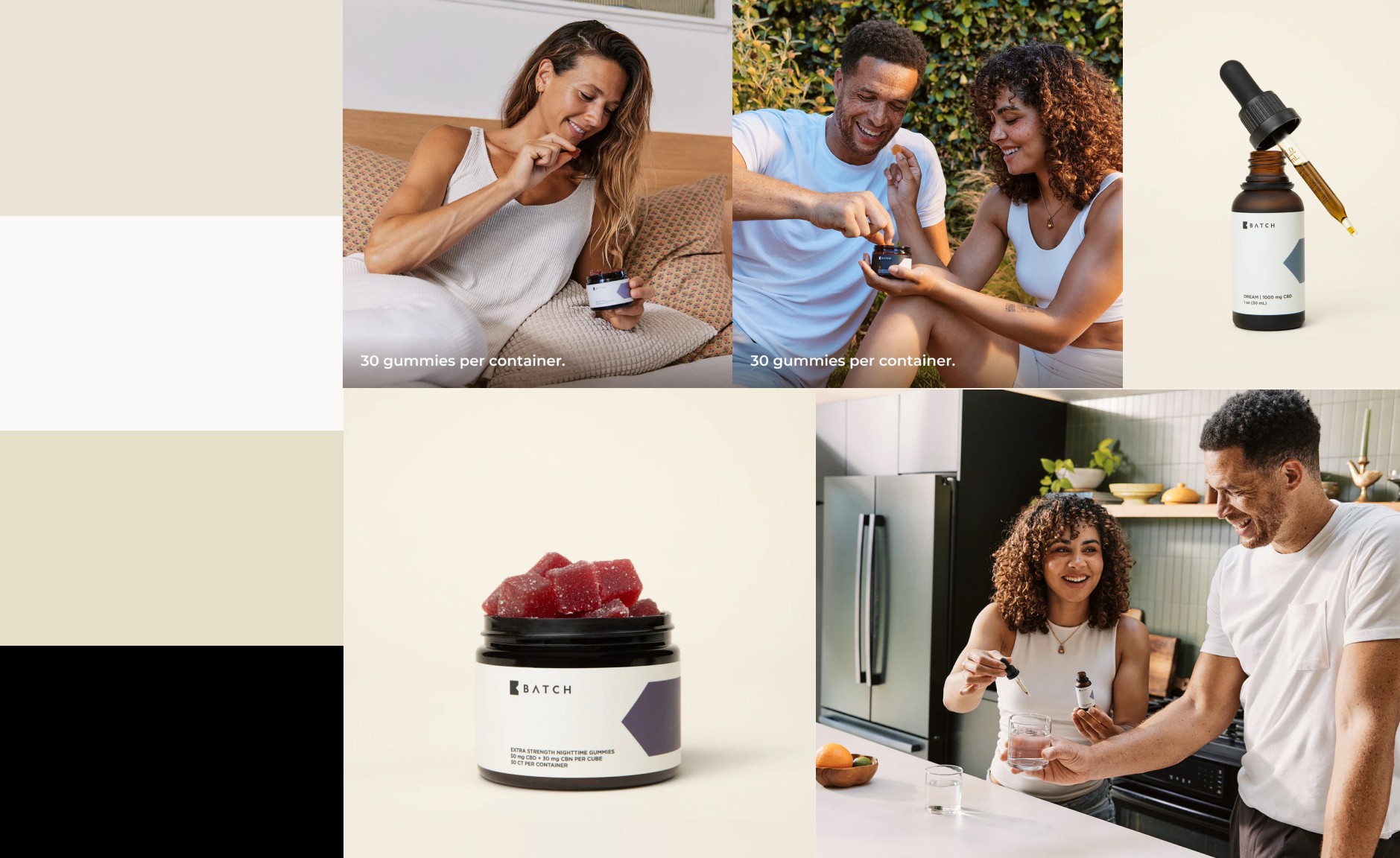 Batch CBD branding moodboard