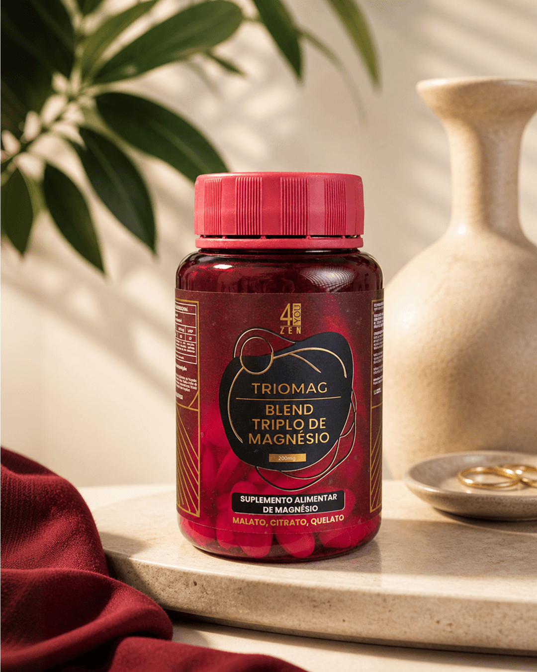 Magnésio Triomag 4you zen suplementos