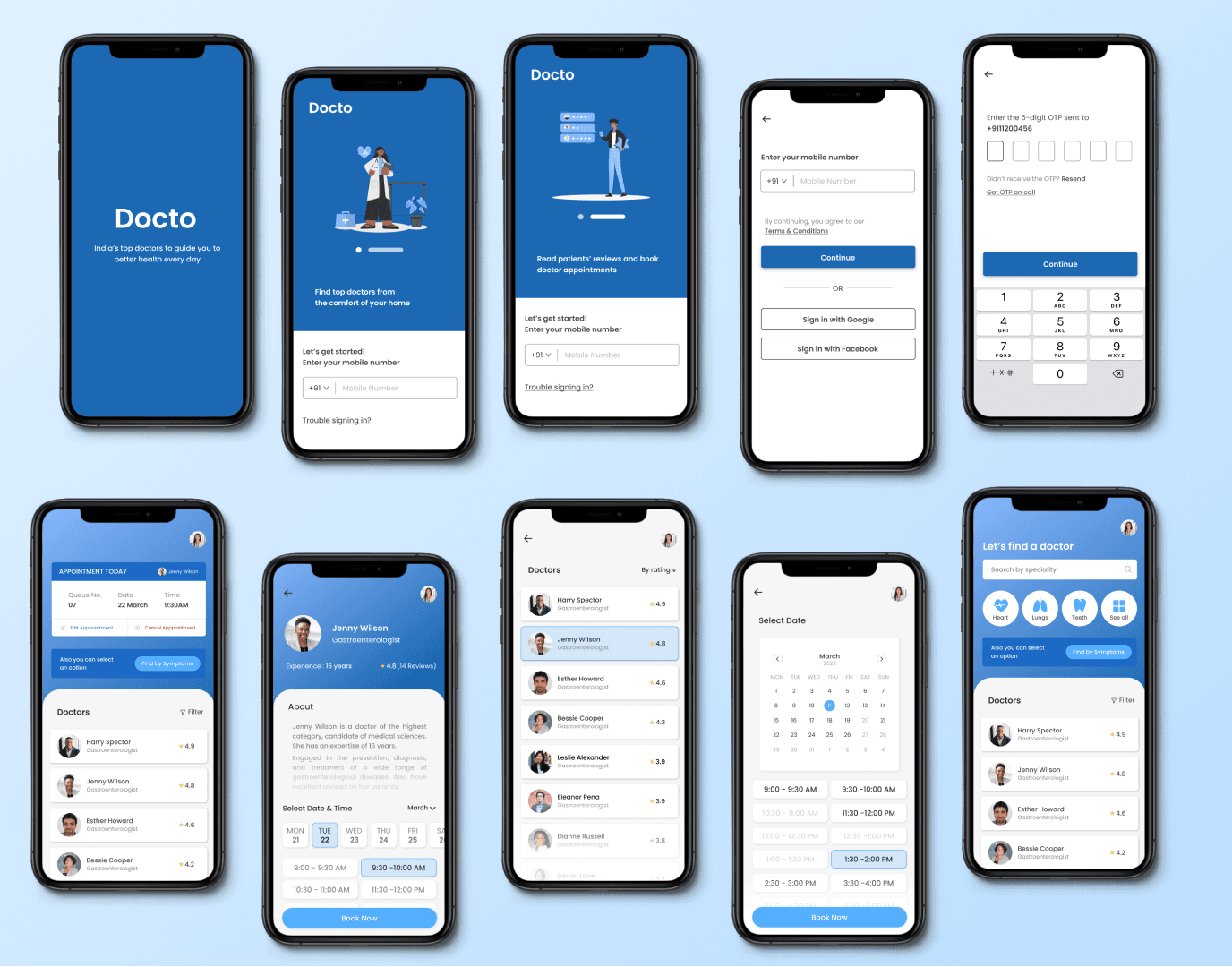 Docto - Doctor Appointment App
