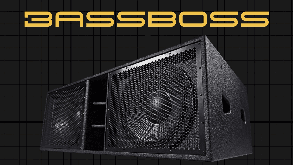 BassBoss speaker with large cone