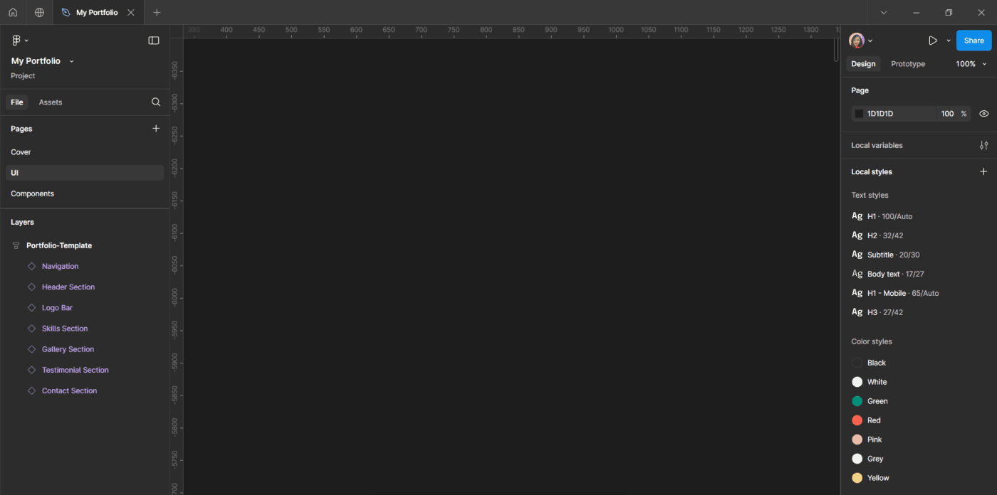 Image of Figma interface