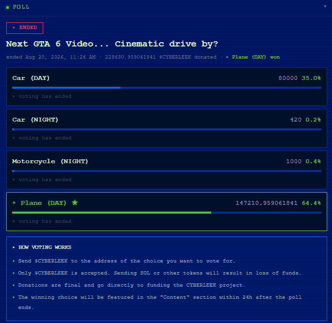 cyberleek voting system