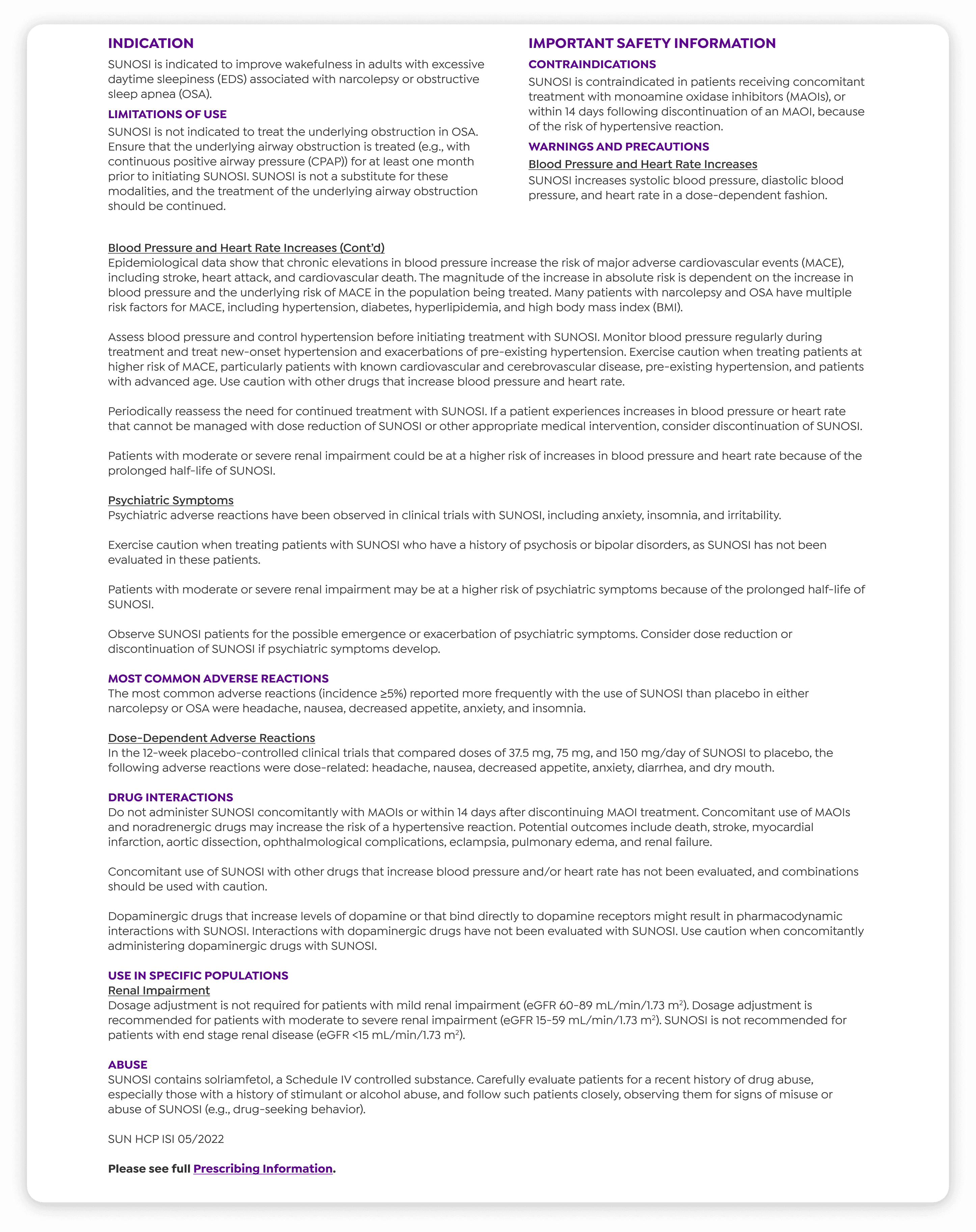 desktop and mobile Sunosi home page from the previous website