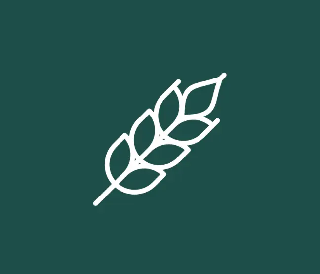 Icône représentant le secteur agroalimentaire pour vanne industrielle