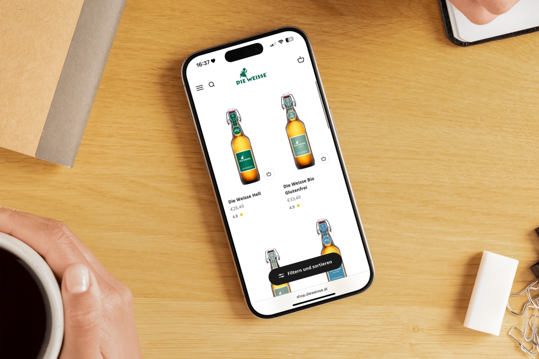 Die Weisse – Webshop Relaunch – Bild 1