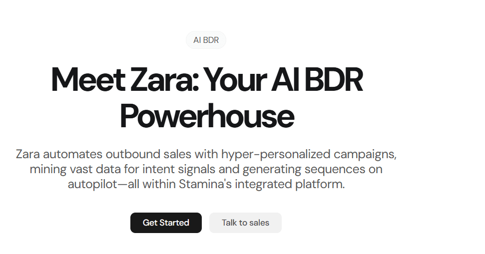 Zara by Stamina