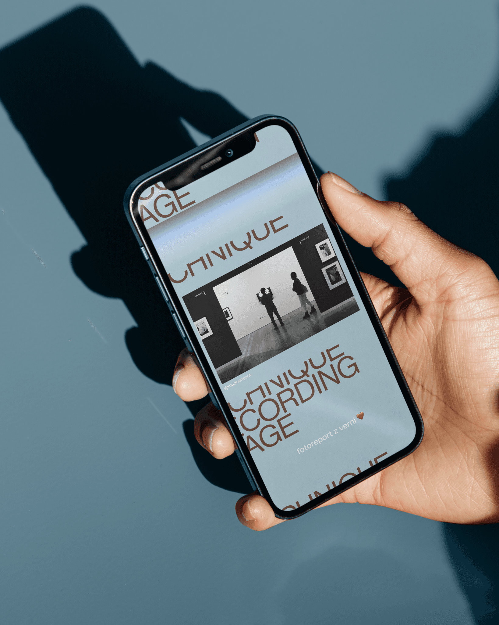 Stories mockup poster design layout