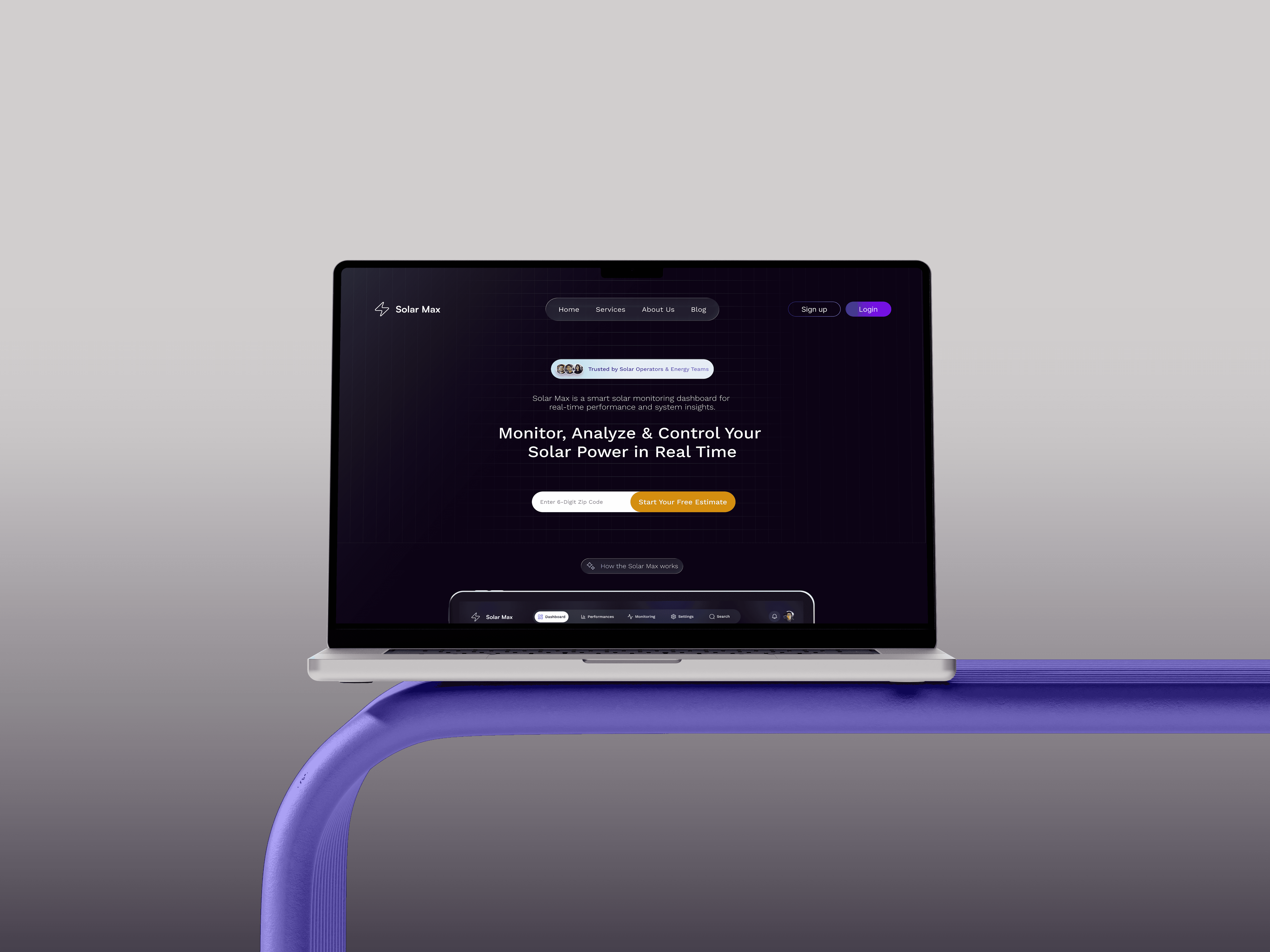 Solar Max Responsive Website