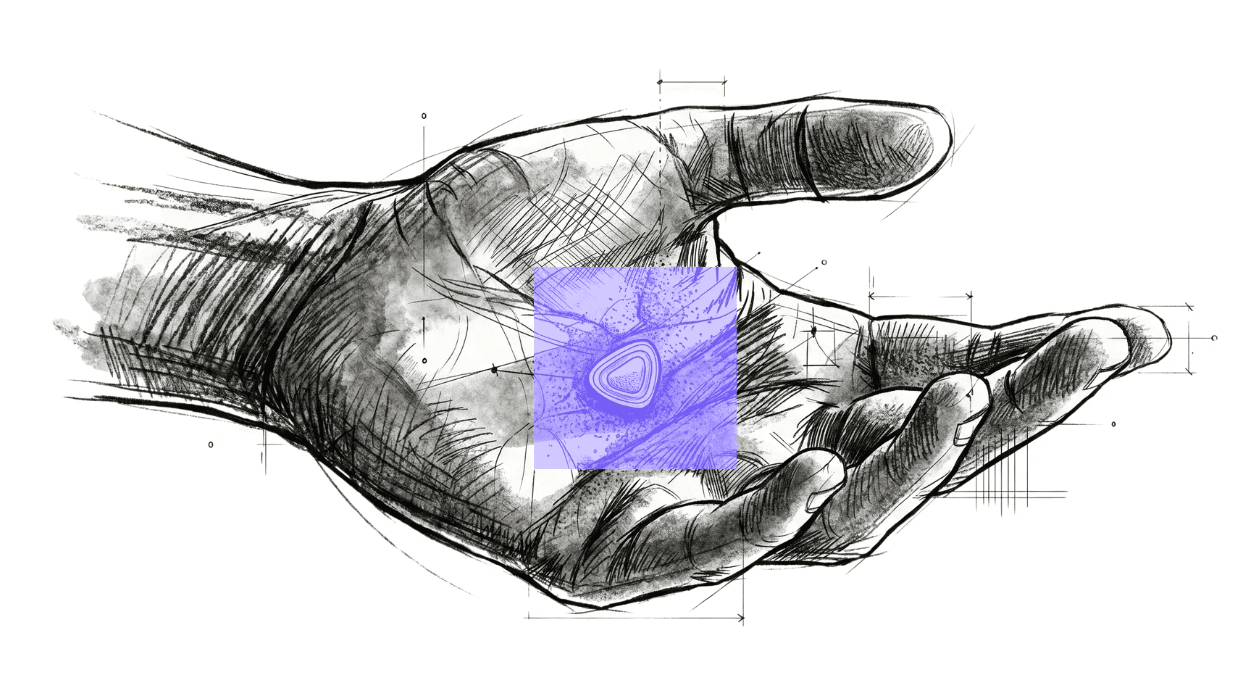 Model Medicines pill held in hand