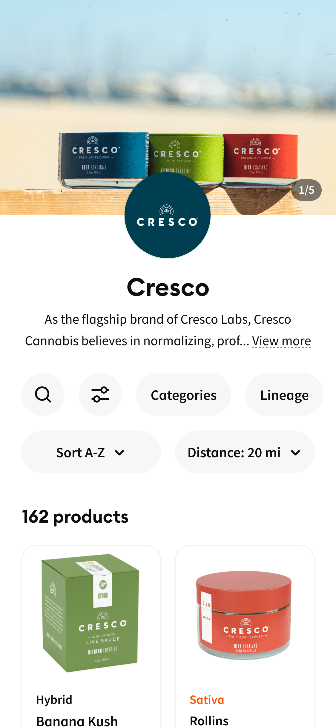 Cresco Mobile UI