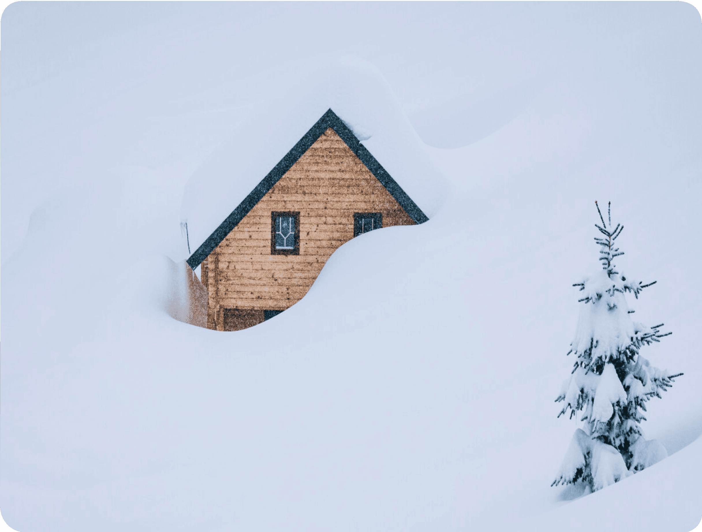 One of the huts where we stay during our ski touring splitboarding mission
