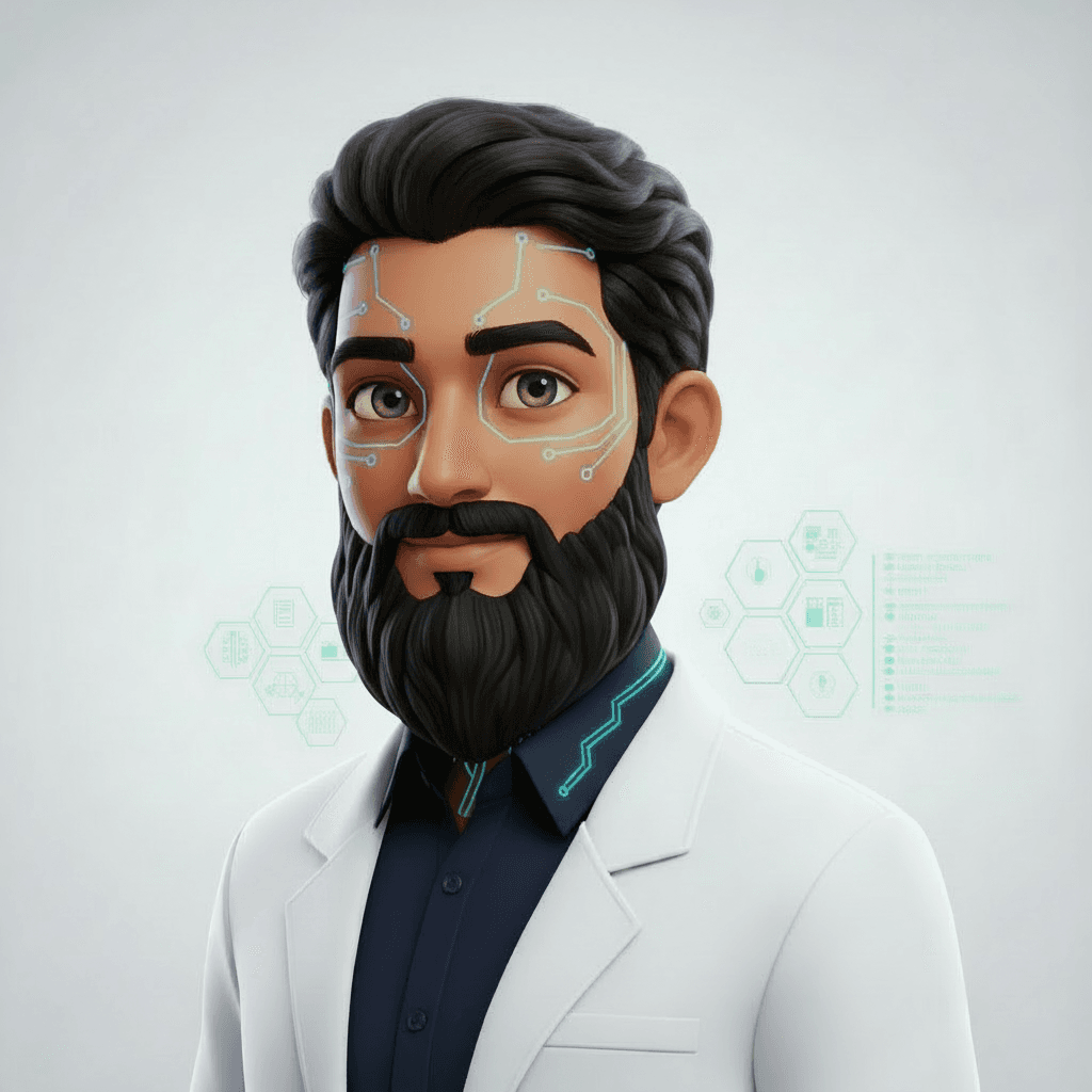 woman in black and white floral shirt