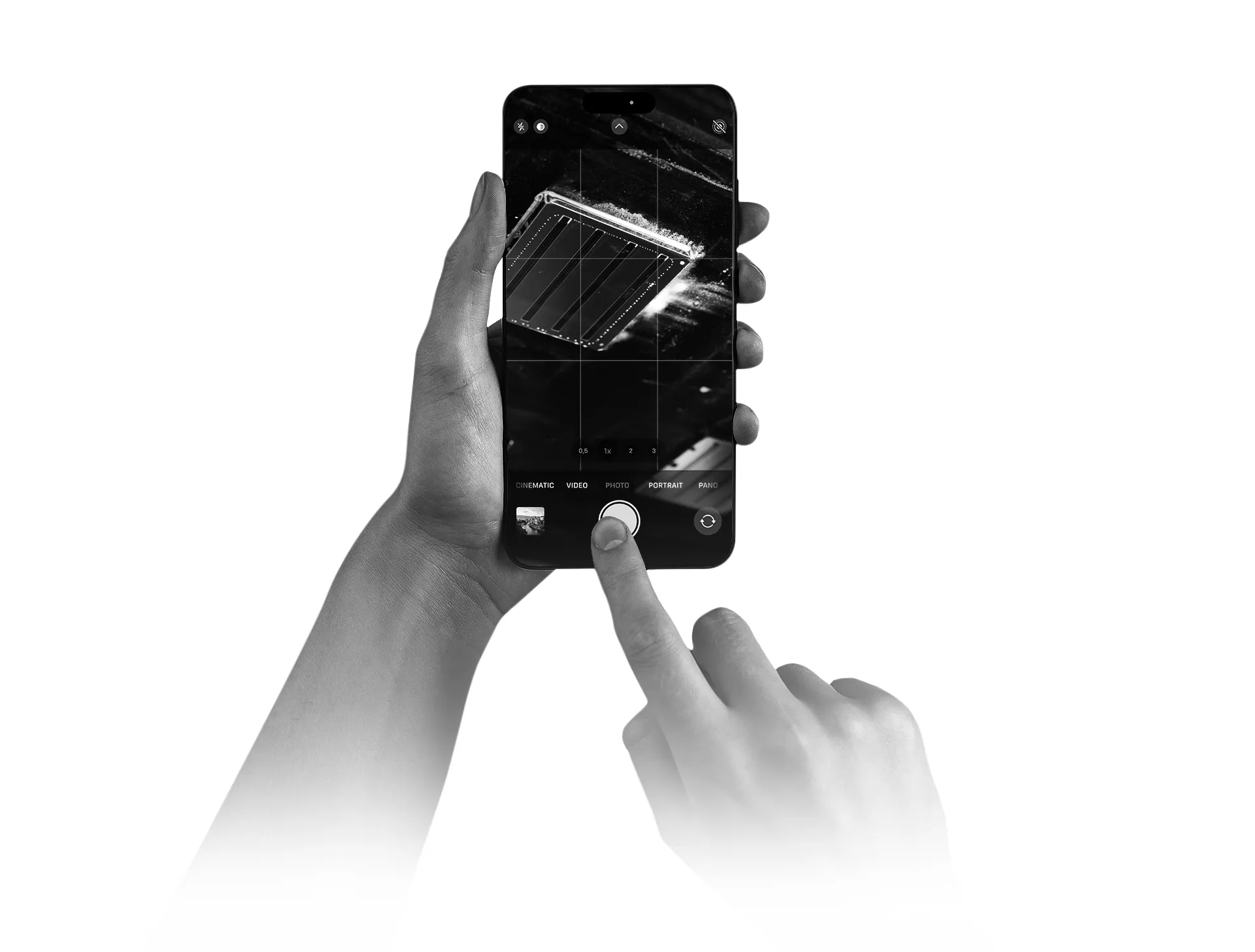 The inconvenience of manual smartphone filming for internal inspection on a traditional DTF printer, contrasting with Gravity Pro's built-in camera system.