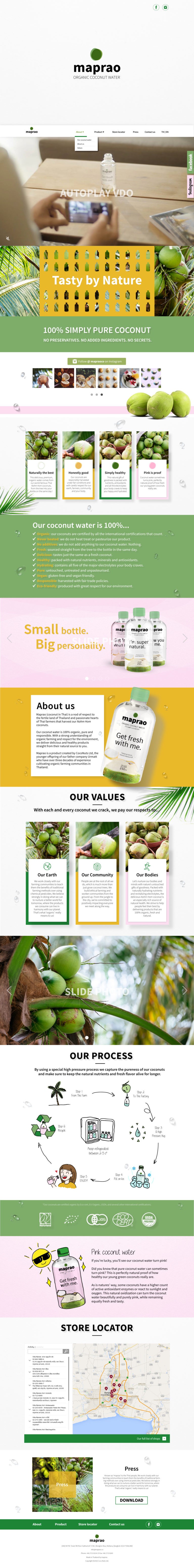 Maprao website by Suzaku Productions