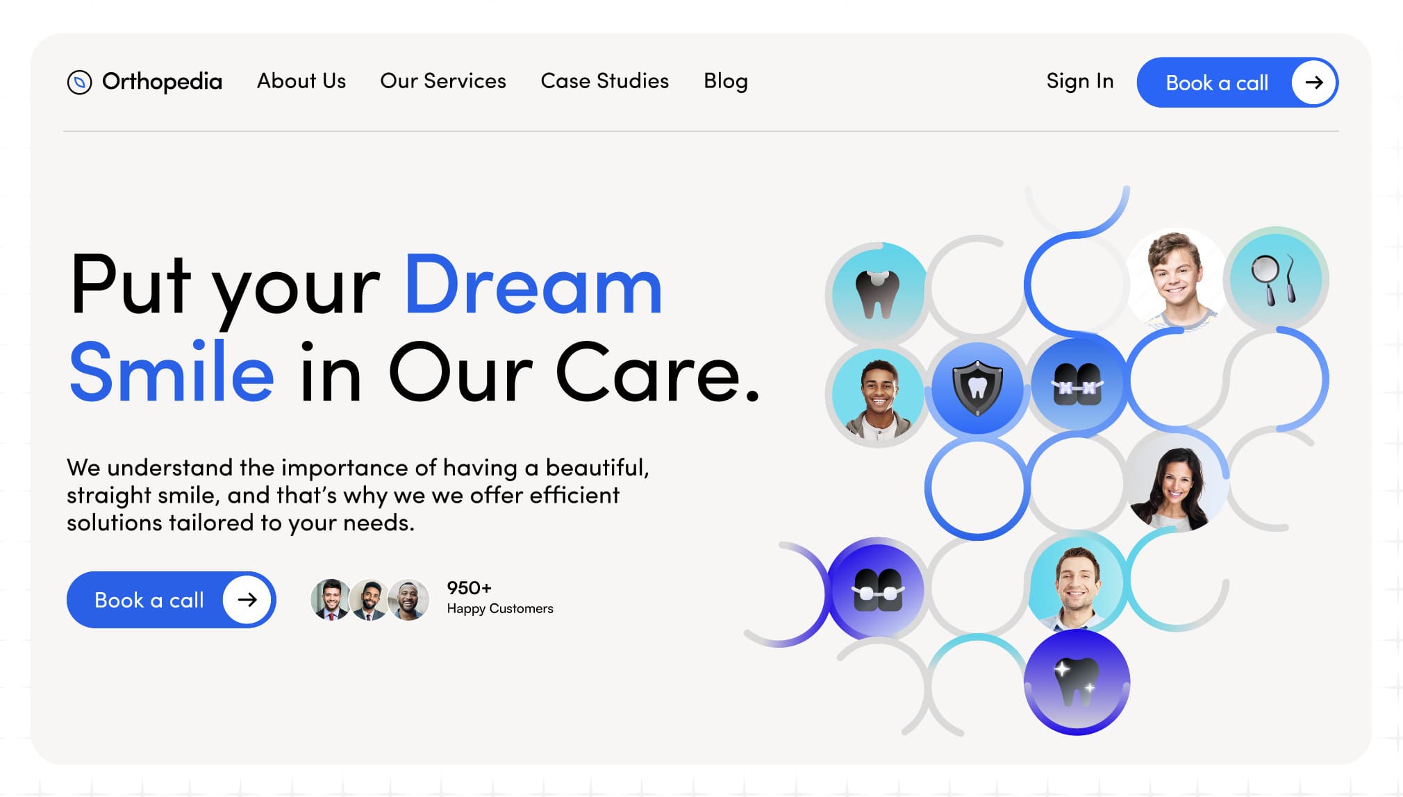 Orthodonist Portfolio Design