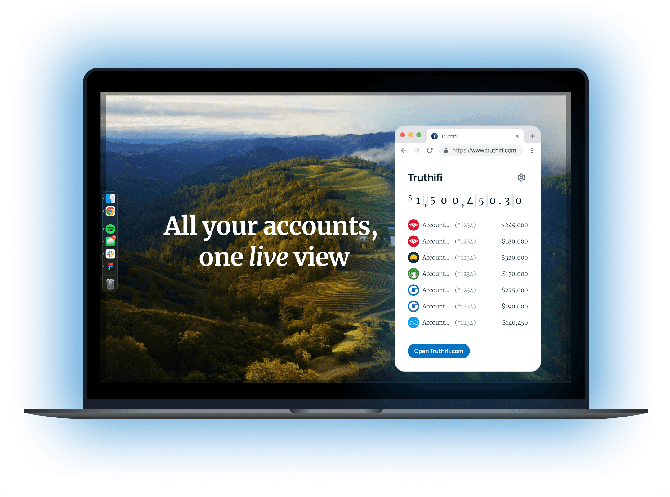 Data transparency represented by the Truthifi widget