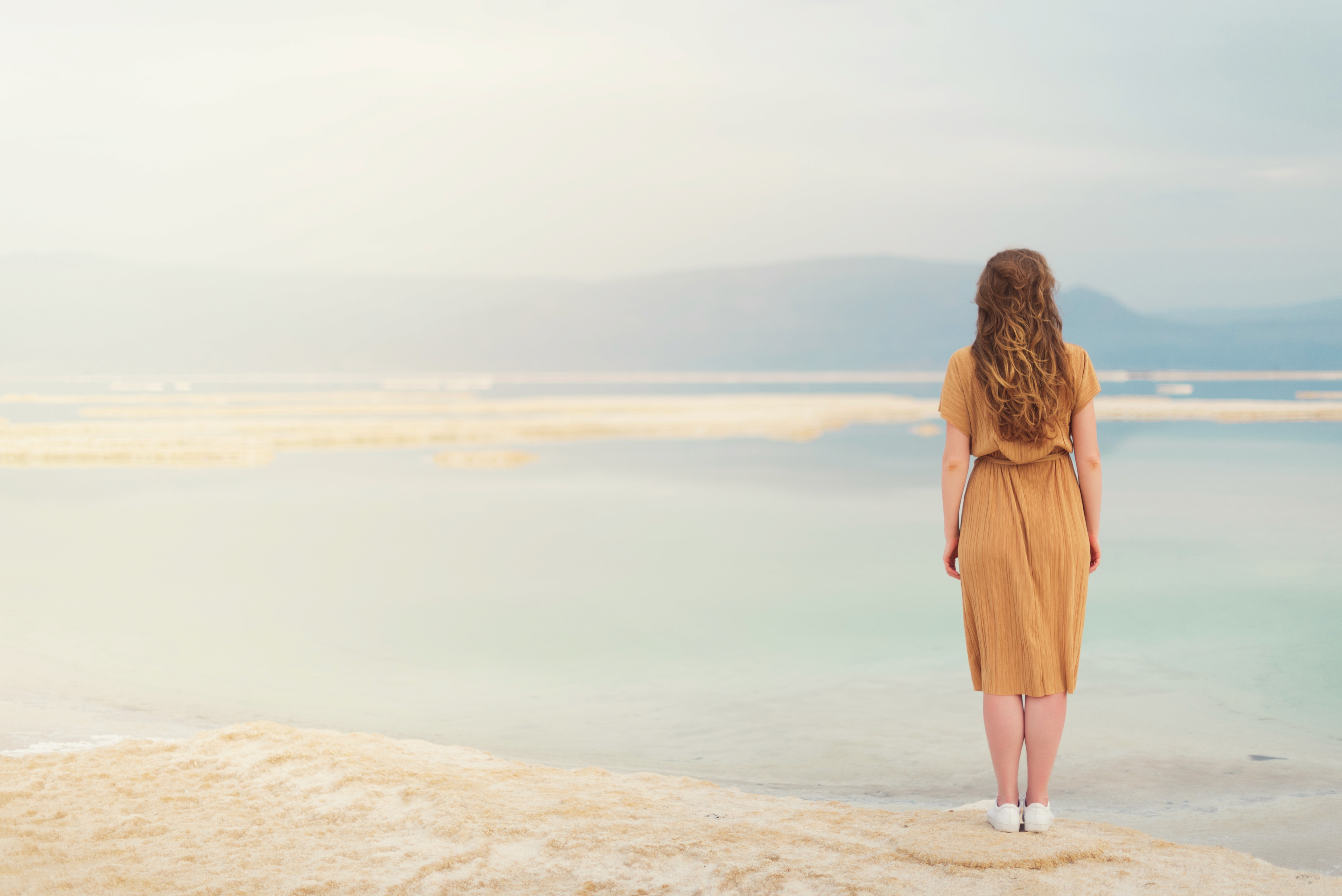 Woman on beach