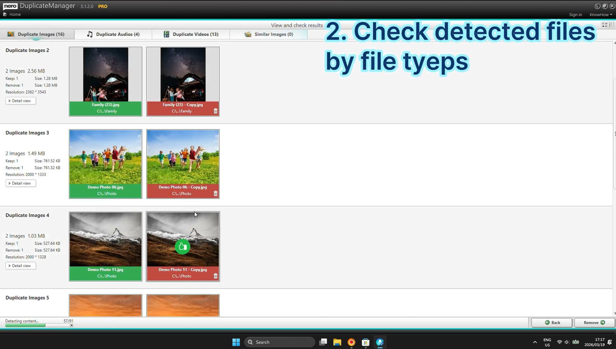 Duplicate File Checker Interface