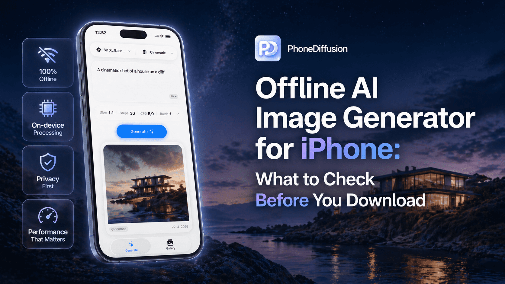 Offline AI Image Generator for iPhone: What to Check Before You Download